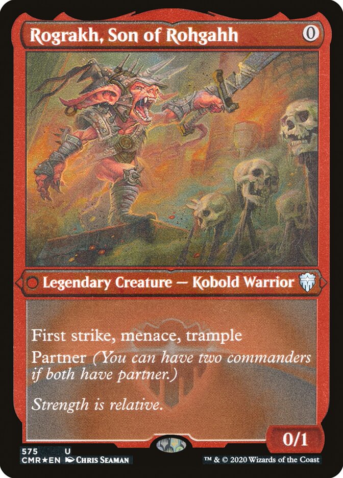 Rograkh, Son of Rohgahh (Etched) [Commander Legends] | Gate City Games LLC