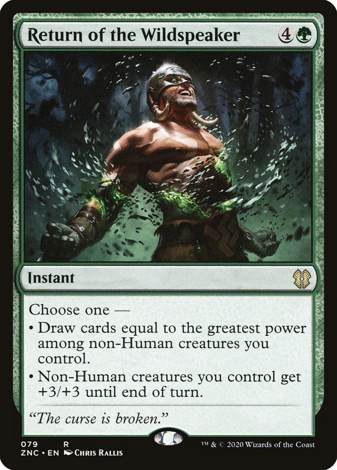 Return of the Wildspeaker [Zendikar Rising Commander] | Gate City Games LLC