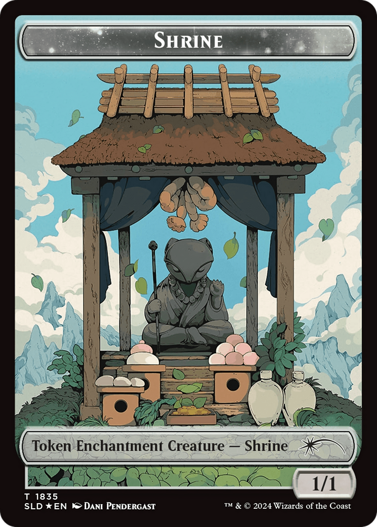 Shrine Token (Rainbow Foil) [Secret Lair: From Cute to Brute Tokens] | Gate City Games LLC