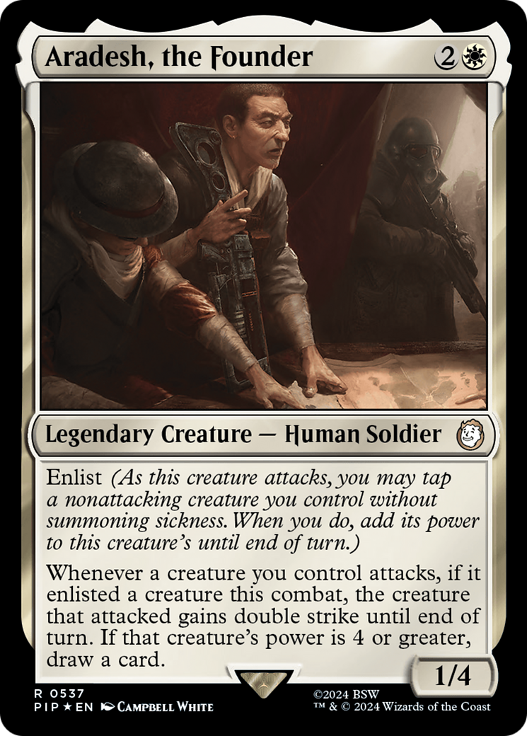 Aradesh, the Founder (Surge Foil) [Fallout] | Gate City Games LLC