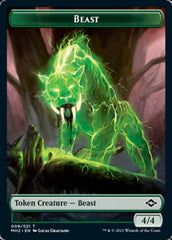 Beast // Clue (15) Double-Sided Token [Modern Horizons 2 Tokens] | Gate City Games LLC