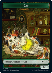 Dog // Cat Double-Sided Token [Secret Lair Commander Deck: Raining Cats and Dogs Tokens] | Gate City Games LLC