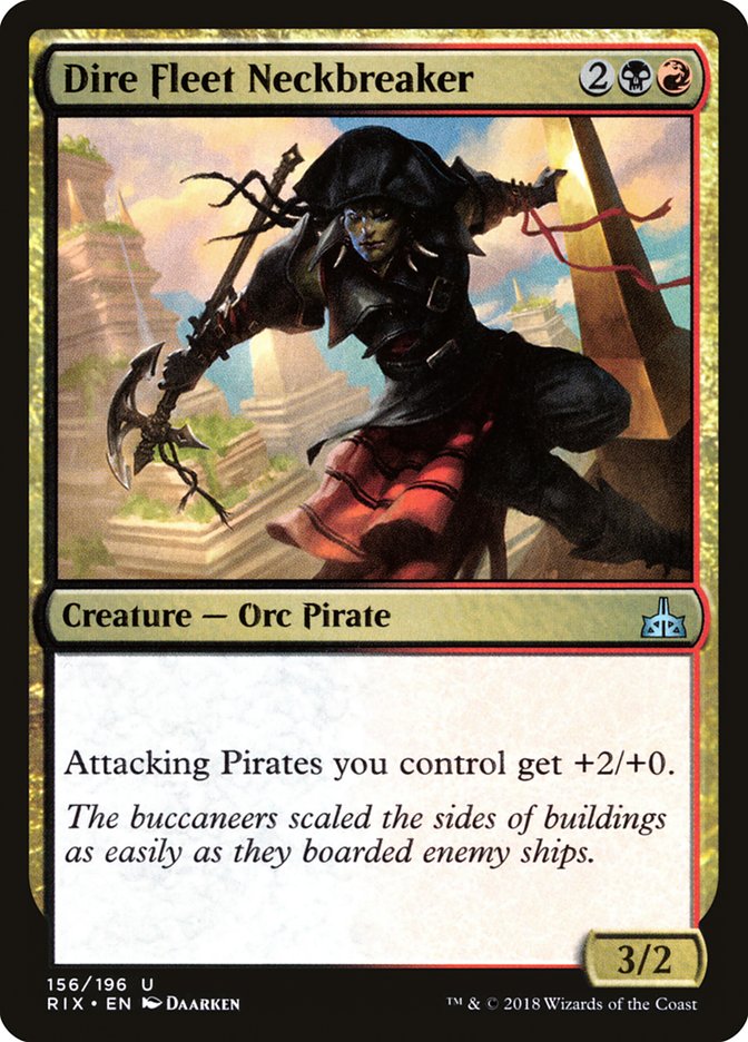 Dire Fleet Neckbreaker [Rivals of Ixalan] | Gate City Games LLC