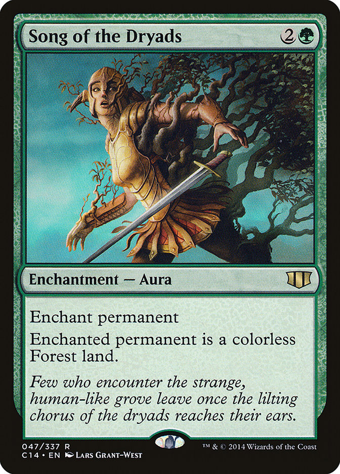 Song of the Dryads [Commander 2014] | Gate City Games LLC