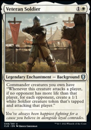 Veteran Soldier [Commander Legends: Battle for Baldur's Gate] | Gate City Games LLC