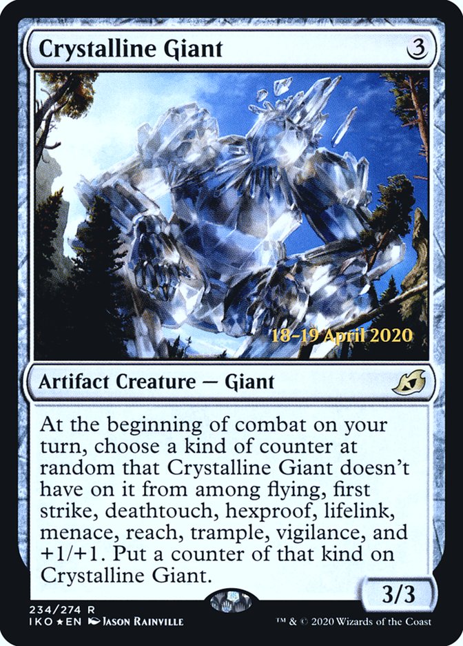 Crystalline Giant [Ikoria: Lair of Behemoths Prerelease Promos] | Gate City Games LLC