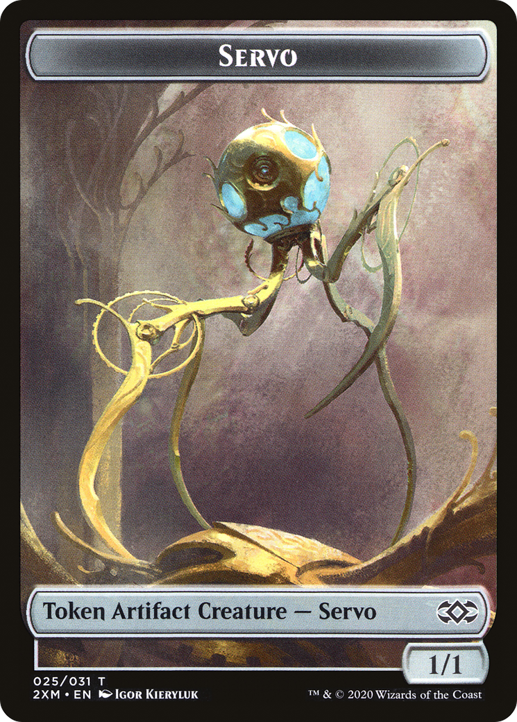 Human Soldier // Servo Double-Sided Token [Double Masters Tokens] | Gate City Games LLC