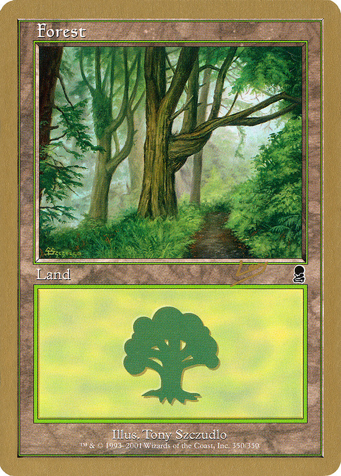 Forest (rl350) (Raphael Levy) [World Championship Decks 2002] | Gate City Games LLC