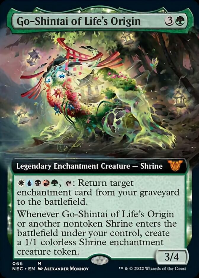 Go-Shintai of Life's Origin (Extended Art) [Kamigawa: Neon Dynasty Commander] | Gate City Games LLC