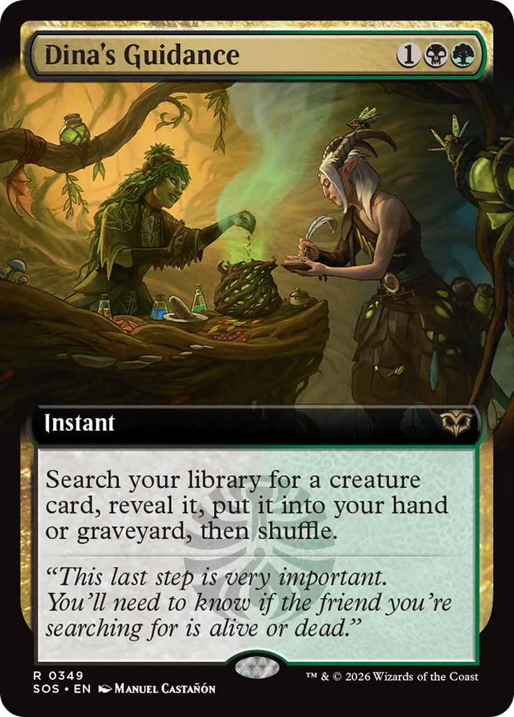 Dina's Guidance (Extended Art) [Secrets of Strixhaven] | Gate City Games LLC