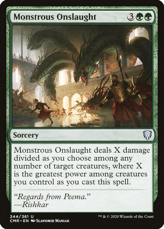 Monstrous Onslaught [Commander Legends] | Gate City Games LLC