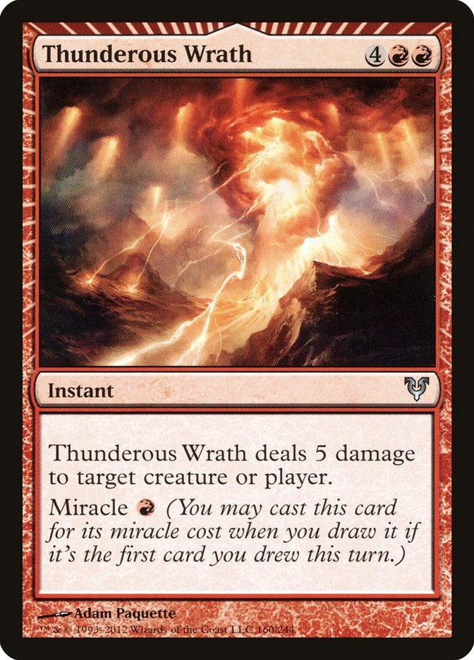 Thunderous Wrath [Avacyn Restored] | Gate City Games LLC