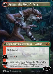 Arlinn, the Pack's Hope // Arlinn, the Moon's Fury (Borderless) [Innistrad: Midnight Hunt] | Gate City Games LLC