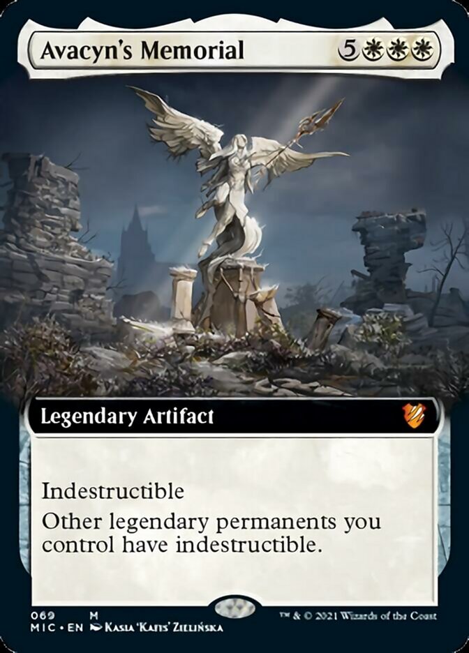 Avacyn's Memorial (Extended Art) [Innistrad: Midnight Hunt Commander] | Gate City Games LLC