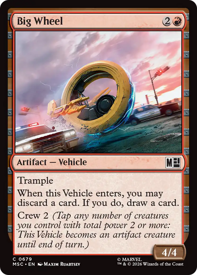 Big Wheel [Marvel Super Heroes Commander] | Gate City Games LLC