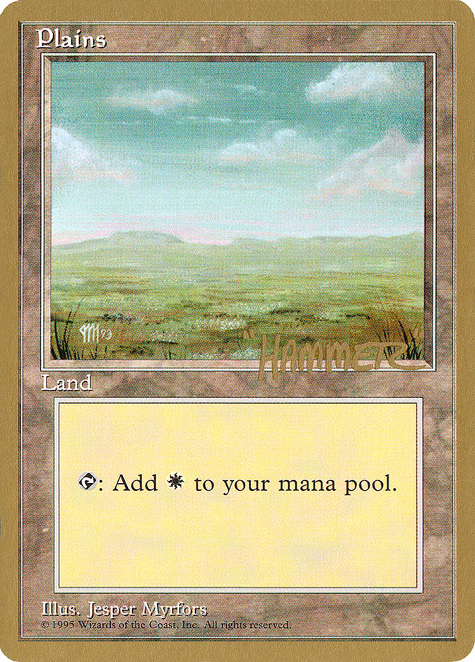 Plains (shr364) (Shawn "Hammer" Regnier) [Pro Tour Collector Set] | Gate City Games LLC
