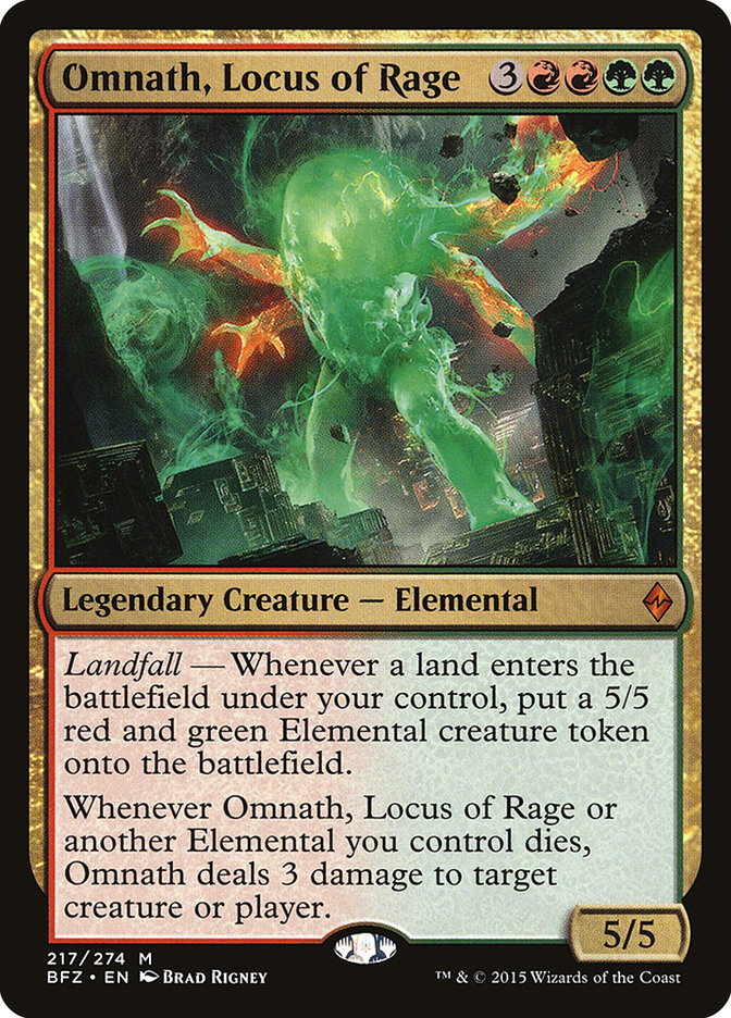 Omnath, Locus of Rage [Battle for Zendikar] | Gate City Games LLC