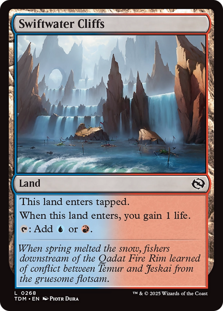 Swiftwater Cliffs [Tarkir: Dragonstorm] | Gate City Games LLC