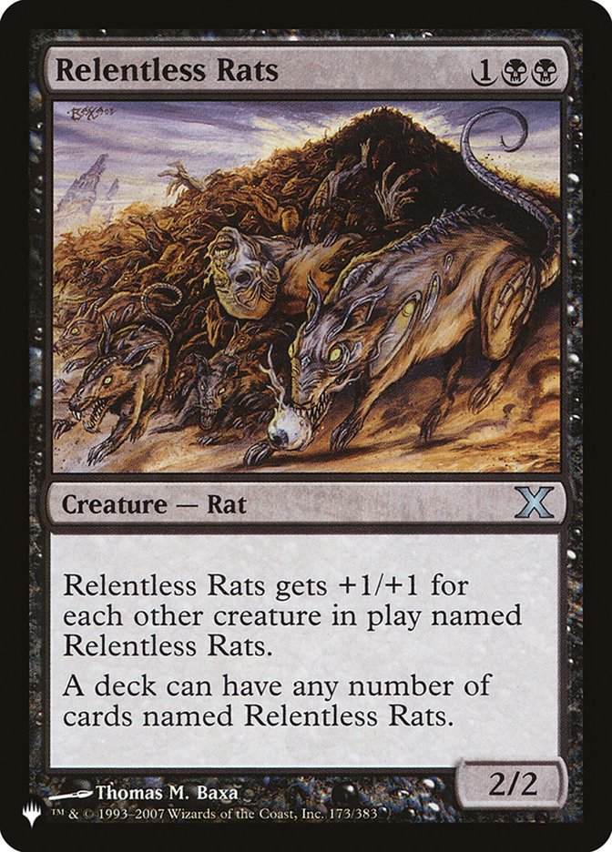 Relentless Rats [The List] | Gate City Games LLC