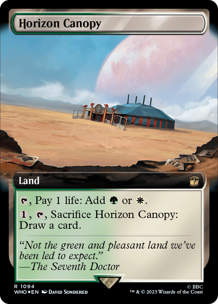 Horizon Canopy (Extended Art) (Surge Foil) [Doctor Who] | Gate City Games LLC