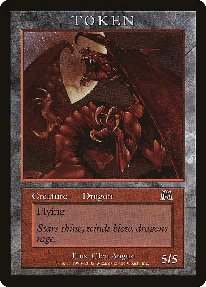Dragon Token [Magic Player Rewards 2002] | Gate City Games LLC