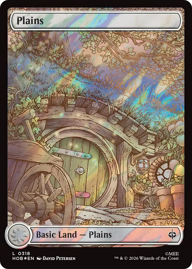 Plains (0318) (Surge Foil) [The Hobbit] | Gate City Games LLC