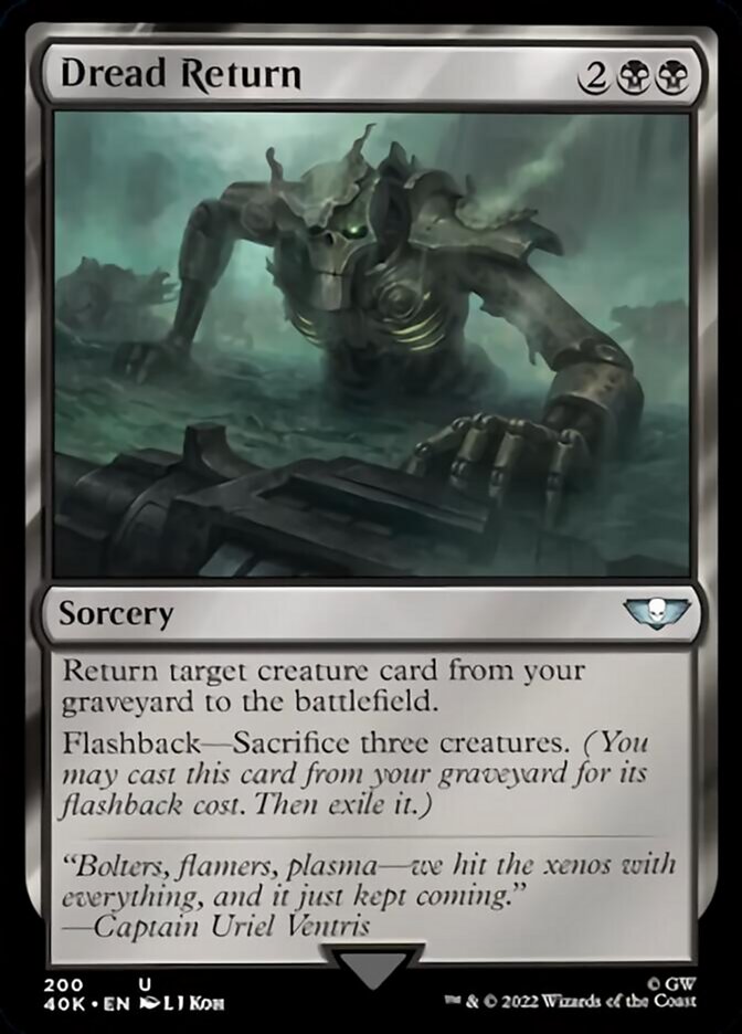 Dread Return (Surge Foil) [Warhammer 40,000] | Gate City Games LLC