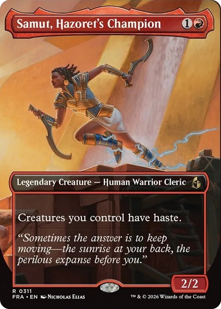 Samut, Hazoret's Champion (Borderless) [Reality Fracture] | Gate City Games LLC