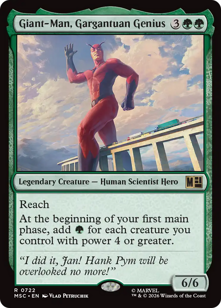 Giant-Man, Gargantuan Genius [Marvel Super Heroes Commander] | Gate City Games LLC