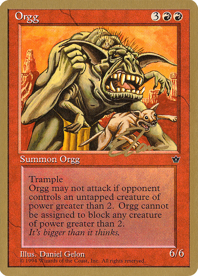Orgg (Eric Tam) [Pro Tour Collector Set] | Gate City Games LLC