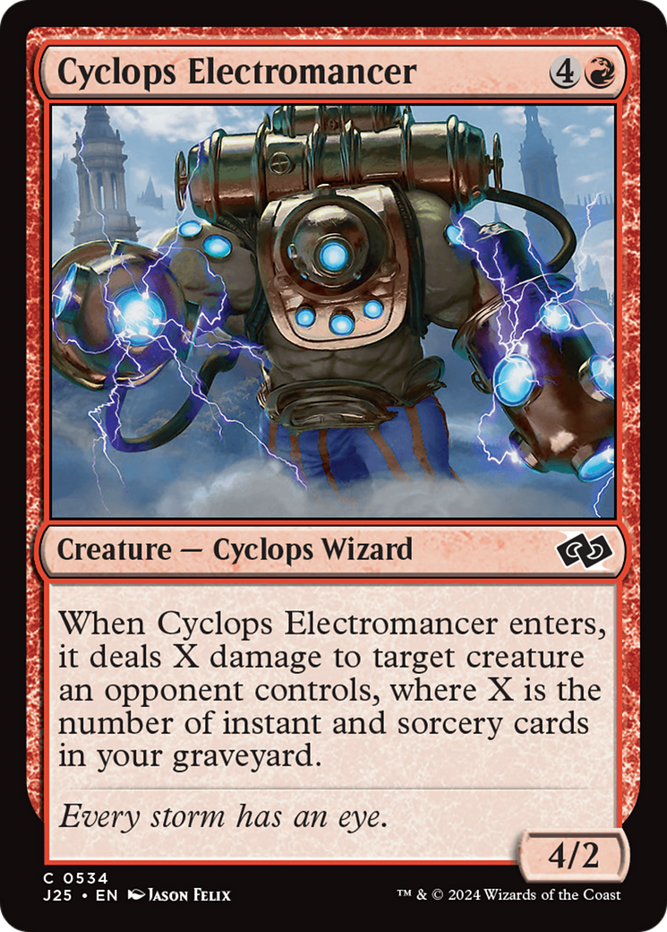 Cyclops Electromancer [Foundations Jumpstart] | Gate City Games LLC