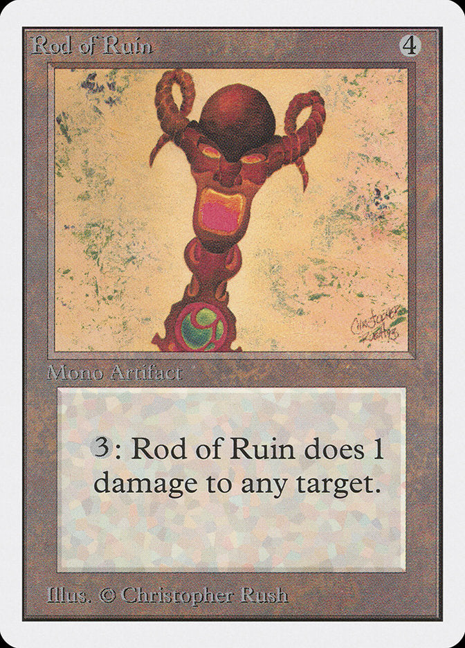 Rod of Ruin [Unlimited Edition] | Gate City Games LLC