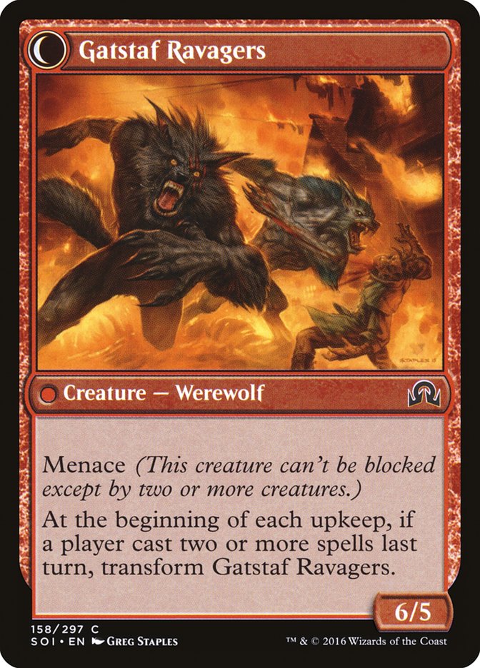 Gatstaf Arsonists // Gatstaf Ravagers [Shadows over Innistrad] | Gate City Games LLC