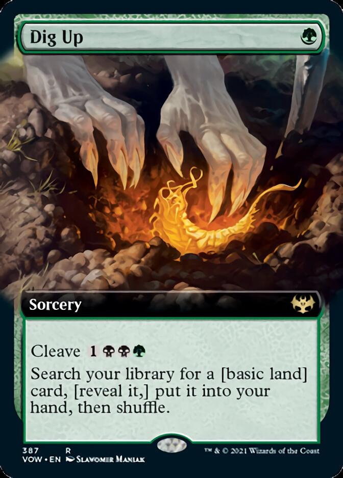 Dig Up (Extended Art) [Innistrad: Crimson Vow] | Gate City Games LLC
