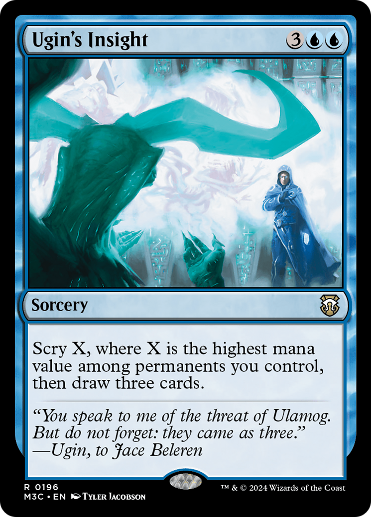 Ugin's Insight (Ripple Foil) [Modern Horizons 3 Commander] | Gate City Games LLC