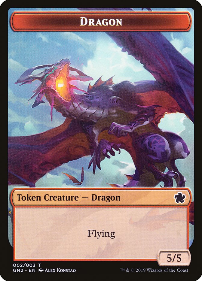 Dragon Token (002/003) [Game Night 2019 Tokens] | Gate City Games LLC