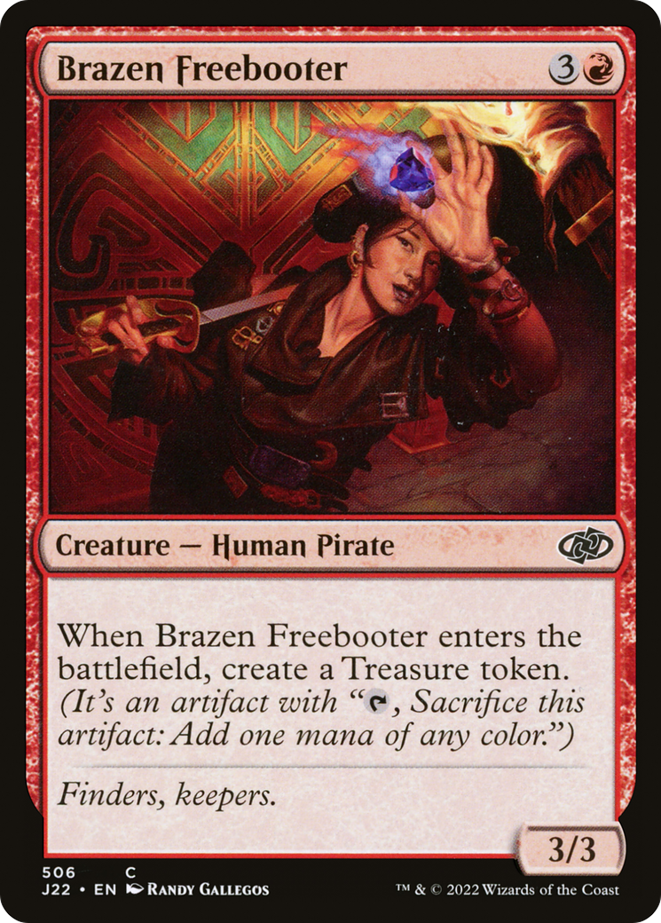 Brazen Freebooter [Jumpstart 2022] | Gate City Games LLC