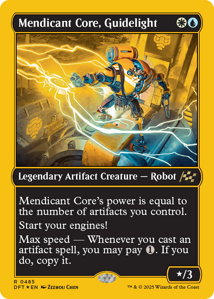 Mendicant Core, Guidelight (First-Place Foil) [Aetherdrift] | Gate City Games LLC