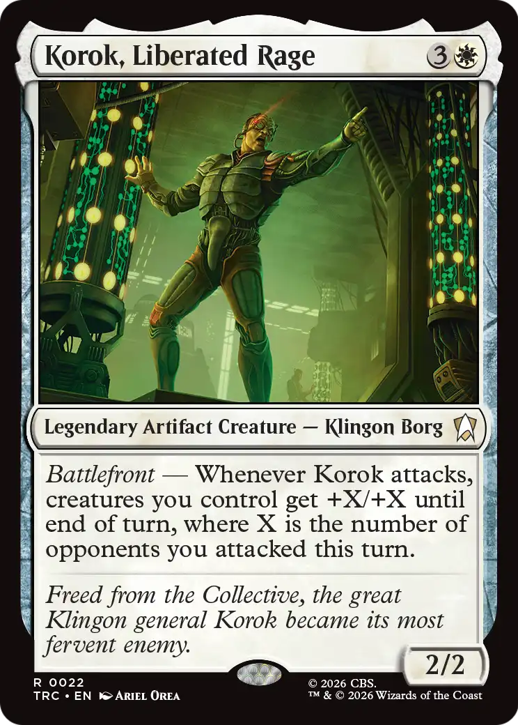Korok, Liberated Rage [Star Trek Commander] | Gate City Games LLC