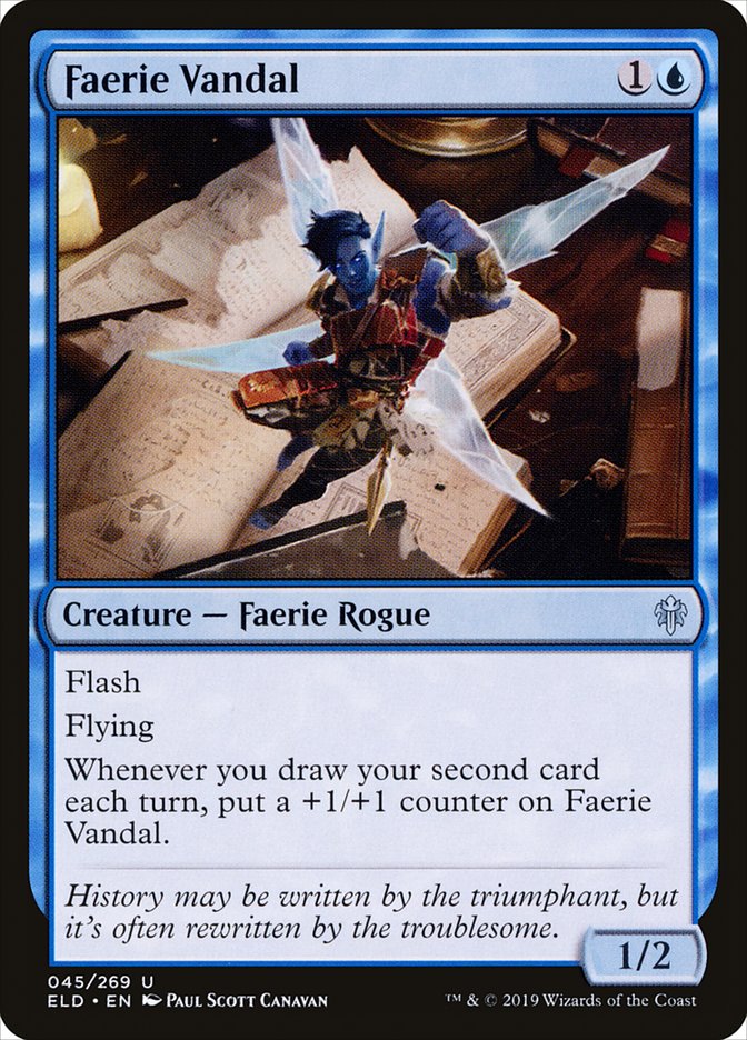 Faerie Vandal [Throne of Eldraine] | Gate City Games LLC