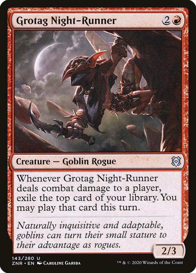 Grotag Night-Runner [Zendikar Rising] | Gate City Games LLC