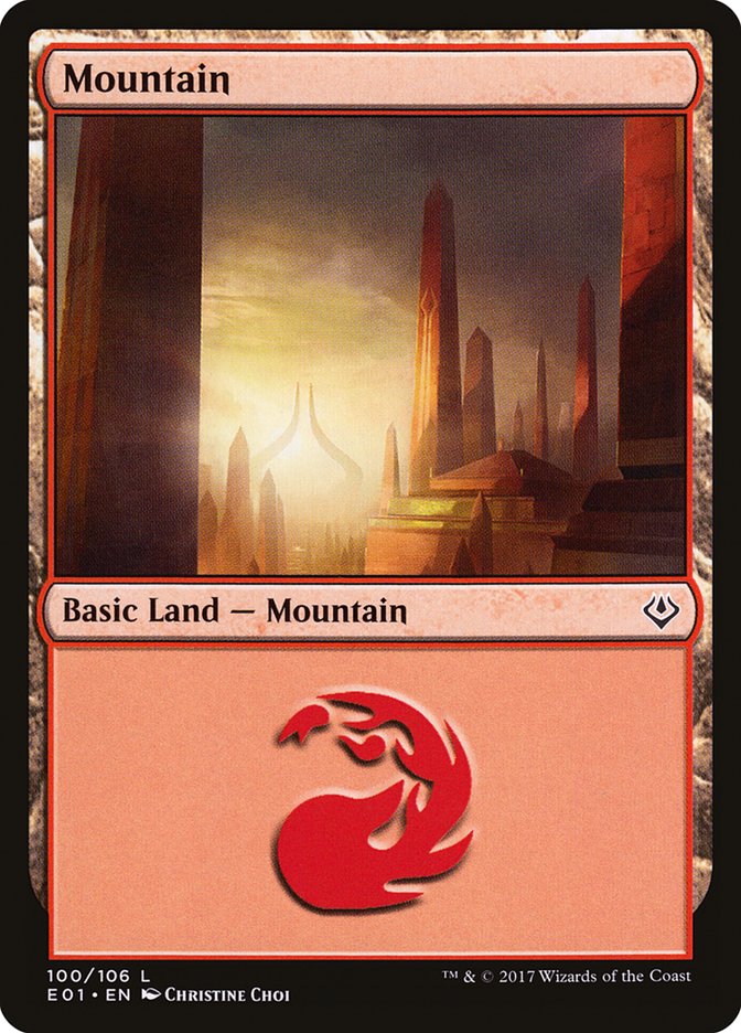 Mountain (100) [Archenemy: Nicol Bolas] | Gate City Games LLC
