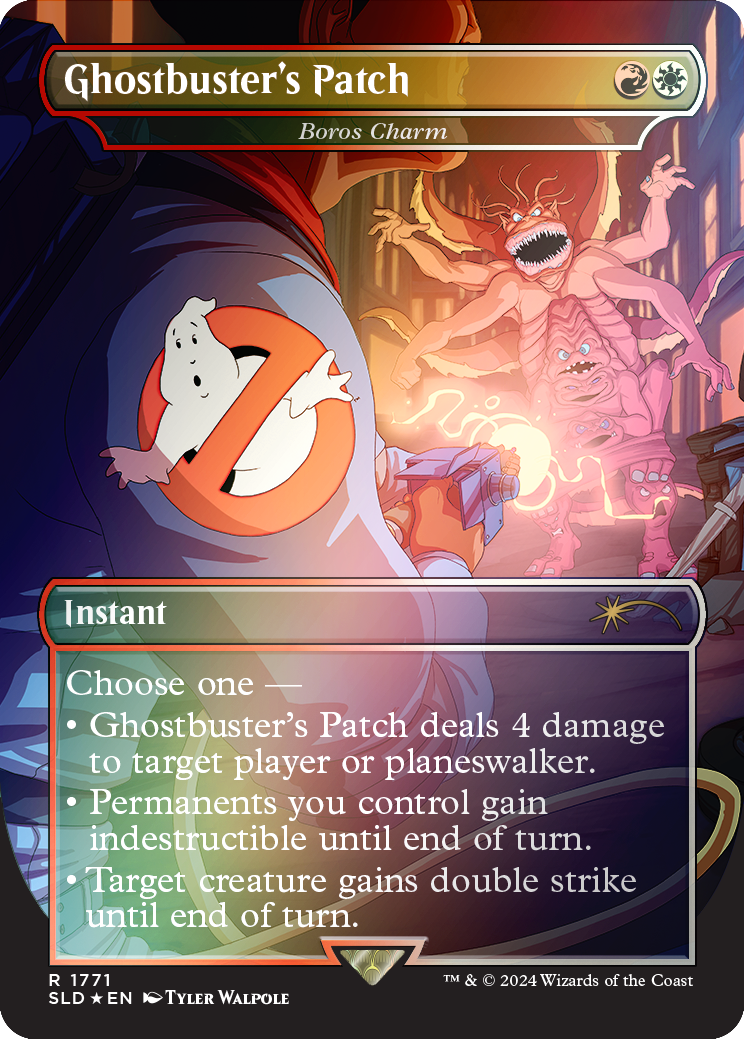 Ghostbuster's Patch - Boros Charm (Rainbow Foil) [Secret Lair Drop Series] | Gate City Games LLC