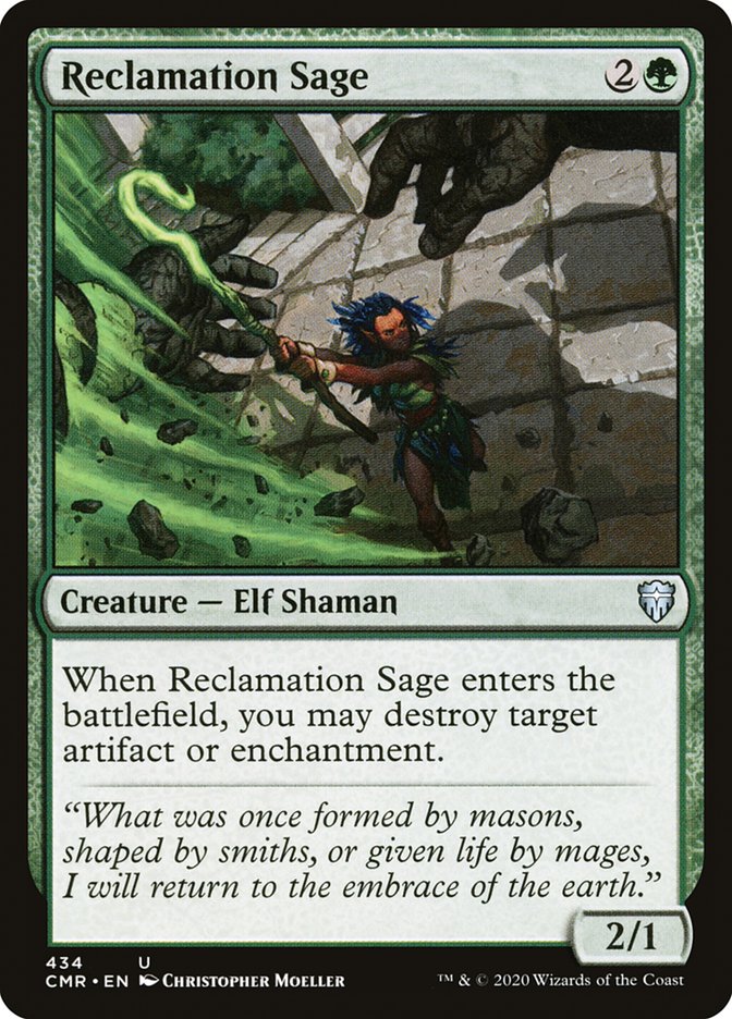 Reclamation Sage (434) [Commander Legends] | Gate City Games LLC