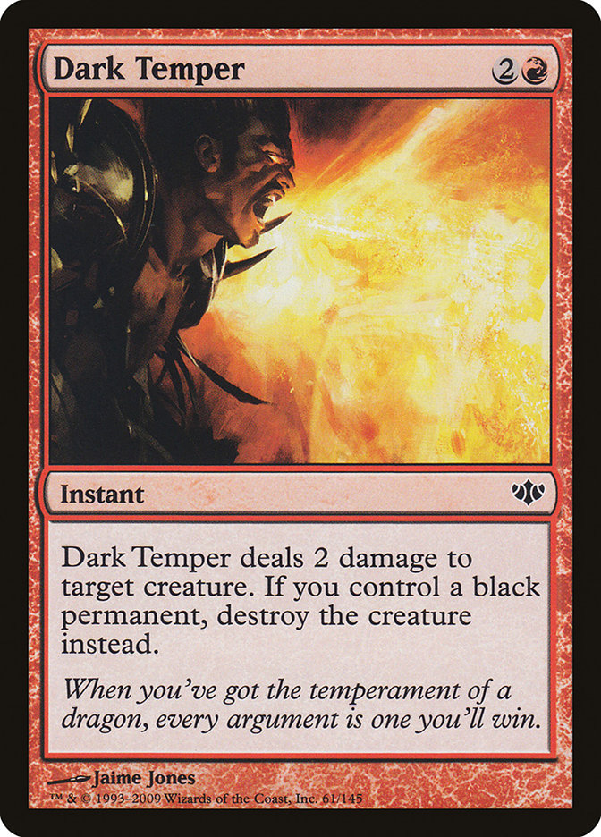 Dark Temper [Conflux] | Gate City Games LLC