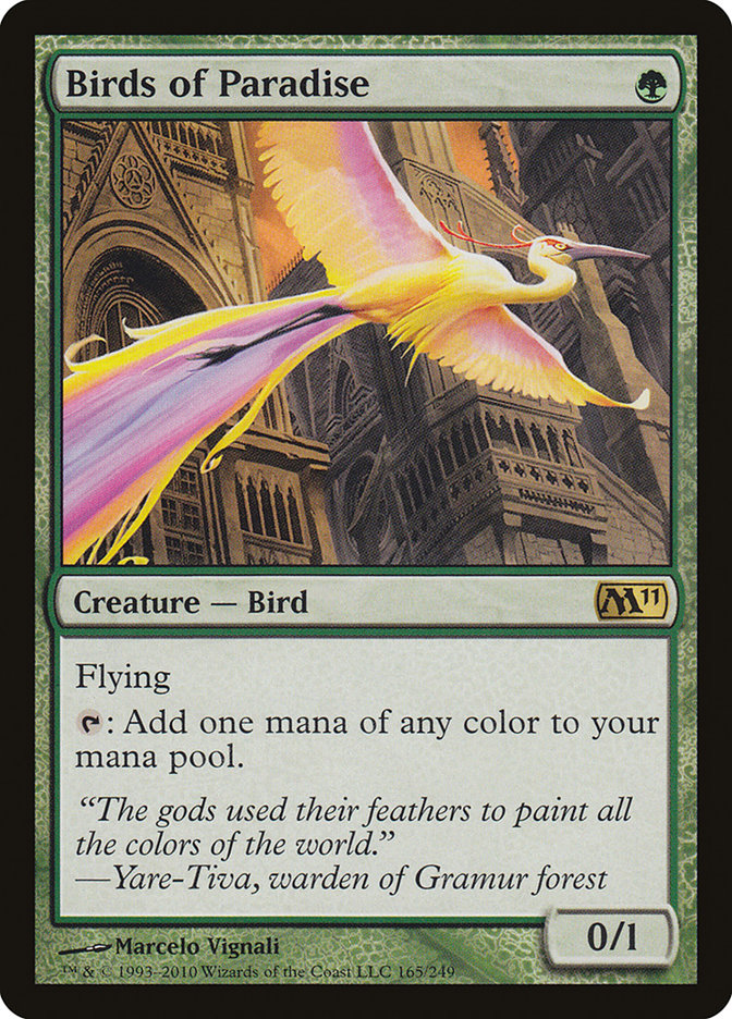 Birds of Paradise [Magic 2011] | Gate City Games LLC