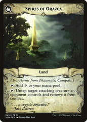 Thaumatic Compass // Spires of Orazca [Ixalan Prerelease Promos] | Gate City Games LLC