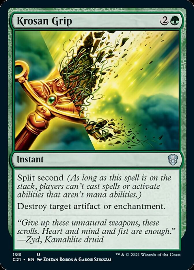 Krosan Grip [Commander 2021] | Gate City Games LLC