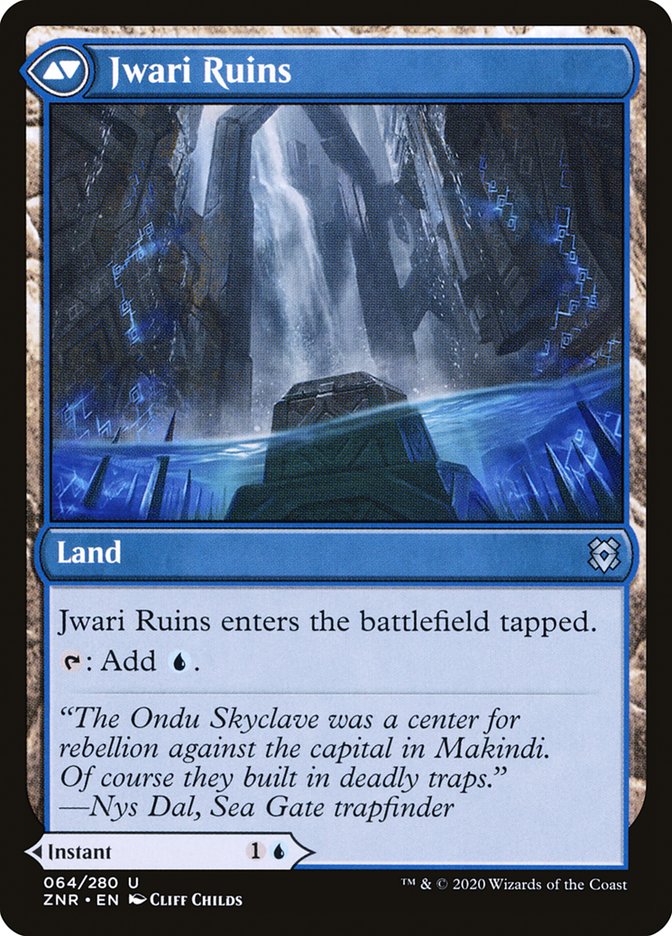 Jwari Disruption // Jwari Ruins [Zendikar Rising] | Gate City Games LLC
