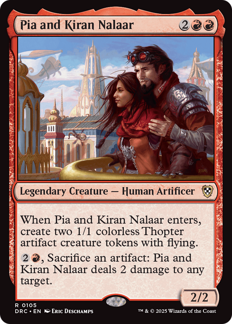 Pia and Kiran Nalaar [Aetherdrift Commander] | Gate City Games LLC